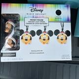 Disney Holiday | Disney Magic Holiday Blinking Mickey Mouse 8 Led Light String ~ Nib ~ | Color: Red | Size: Os