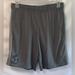 Under Armour Shorts | 2/$20 Under Armour Heatgear Shorts Gray Loose Fit Pockets Elastic Waist | Color: Gray | Size: L