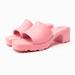 Zara Shoes | Barbie X Zara Rubberized Lug Sole Sandals | Color: Pink | Size: Various