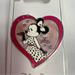 Disney Accessories | Disney Parks Trading Pin Love Minnie Mouse Xoxo Pink Heart Signature Pin. | Color: Pink/White | Size: Os