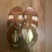 Michael Kors Shoes | 3 For $21 Michael Kors Leather Zip Up Sandals | Color: Brown | Size: 9