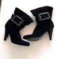 Jessica Simpson Shoes | Jessica Simpson Black Short Boots. Buckle Side. Size 9. Worn Once. | Color: Black | Size: 9