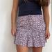 Zara Skirts | Brand New Zara Floral Skirt | Color: Purple/White | Size: S