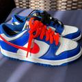 Nike Shoes | Blue And White Used Nike Dunks! Size 5y | Color: Blue/White | Size: 5bb