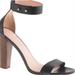 J. Crew Shoes | J. Crew Lanie Stacked Heel Sandal Black | Color: Black | Size: 6
