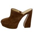 Jessica Simpson Shoes | Jessica Simpson Denima Heeled Mule Women's Size 9.5m | Color: Brown | Size: 9.5