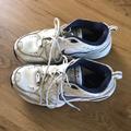 Nike Shoes | Nike Men's Air Monarch Iv Cross Training Shoes White Blue Run Size 11 Sneakers | Color: Blue/White | Size: 11