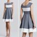 Kate Spade Dresses | Kate Spade New York Adette Colorblock Dress | Color: Gray/White | Size: 8