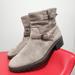 Coach Shoes | Coach Women's Gate Suede Leather Low Boots Size 11b | Color: Gray/Green | Size: 11b