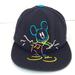 Disney Accessories | Disney Mickey Mouse Neon Pink Blue Yellow Green 90s Snapback Hat Vintage Cute | Color: Black/Blue | Size: Os