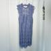 Free People Dresses | Blue Free People Laced Cocktail Dress | Color: Blue | Size: 8