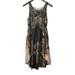 Free People Dresses | Free People Womens Dress Open Back High Low Size Small | Color: Black/Cream | Size: S