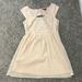 American Eagle Outfitters Dresses | American Eagle Ivory Dress With Pink Undertones Size 4 | Color: Cream | Size: 4