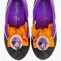 Disney Shoes | Disney Minnie Mouse Witch Costume Shoes Toddler Shoe Size 5/6 For Halloween | Color: Black/Purple | Size: 6bb