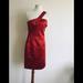 Michael Kors Dresses | Deep Red Satin Michael Kors Dress | Color: Red | Size: 8