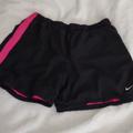 Nike Shorts | Nike Athletic Shorts Windbreaker Mesh Lined Women's M 8 10 Black Pink | Color: Black/Pink | Size: M
