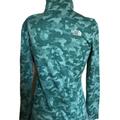 The North Face Tops | North Face Quarter Zip Yp Green Camouflage Top. Size Xs | Color: Green | Size: Xs