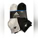 Adidas Other | Adidas Men's Athletic Cushioned Aeroready Crew Sock (6-Pair) Size 6-12 | Color: Black/White | Size: Os