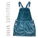 Urban Outfitters Dresses | Adorable Urban Outfitters Dark Teal Velvet Overall Minidress | Color: Blue/Green | Size: S