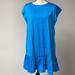 Anthropologie Dresses | Anthropologie Maeve Pleated Shift Dress Medium | Color: Blue | Size: M