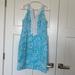 Lilly Pulitzer Dresses | Euc! Lilly Pulitzer Dress Blue Sleeveless Womens Size 4 | Color: Blue | Size: 4
