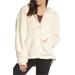 Free People Sweaters | Free People Off The Record Faux Fur Hoodie | Color: Cream | Size: S