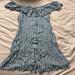 American Eagle Outfitters Dresses | Ae Pinstripe Dress | Color: Blue/White | Size: L