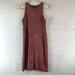 Athleta Dresses | Athleta Santorini Thera High Neck Burgundy Printed Dress Size Small Sleeveless | Color: Red/White | Size: S