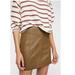 Free People Skirts | Free People Modern Femme Vegan Suede Mini Skirt In Chestnut Brown | Color: Brown/Tan | Size: 12