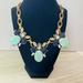 J. Crew Jewelry | J. Crew Turquoise Blue & Green Statement Necklace | Color: Blue/Gold | Size: Os