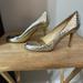 Kate Spade Shoes | Kate Spade Metallic Gold Heels 3" Height. | Color: Gold | Size: 9