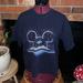 Disney Tops | Disney Cruise Lines Navy Blue Short Cut Tshirt | Color: Blue | Size: L