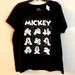 Disney Tops | Disney Mickey Mouse * Multiple Mood Grid * Women's T-Shirt * 2xl * Xxl Black Tee | Color: Black/White | Size: Xxl
