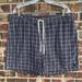 Polo By Ralph Lauren Swim | 2/$10 Polo By Ralph Lauren Men's Plaid Nylon Swim Trunk Board Shorts Xxl | Color: Black/White | Size: Xxl