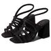 Free People Shoes | Free People Colette Sandal (Women) Size 6.5 | Color: Black | Size: 6.5