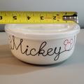 Disney Kitchen | Disney Mickey Mouse Ceramic Food Storage Container With Vented Lid Nwt | Color: Black/White | Size: See Description