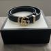 Gucci Accessories | Gucci Leather Belt With Torchon Double G Buckle Size 80 | Color: Black | Size: 80