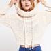 Free People Sweaters | Free People Ivory Anemone Beach Hooded Pullover Sweater | Color: Cream | Size: S