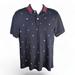 Gucci Shirts | Gucci Polo Shirt Blue Men's Large Embroidered Logo Monogram Star Bee Heart | Color: Blue | Size: L