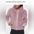 Athleta Tops | Athleta Reversible Sherpa Jacket (New Listing) | Color: Pink | Size: Xs