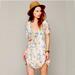 Free People Dresses | Free People Part Time Lover Floral Cutout Mini Dress | Color: White | Size: 4