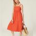 Madewell Dresses | Madewell Eyelet Summer Cami Midi Dress Orange Size Medium Women’s | Color: Orange | Size: M