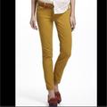 Anthropologie Jeans | Anthropologie Pilcro & The Letterpress Soft Skinny Jeans Mustard Yellow 25 | Color: Yellow | Size: 25