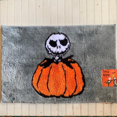 Disney Bath | Disney: Halloween Theme Bathroom Rug | Color: Gray/Orange | Size: Os