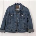 Levi's Jackets & Coats | Levi's Denim Jean Jacket Medium Wash Size Youth Xl | Color: Blue | Size: Xlb