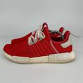Adidas Shoes | Adidas Nmd R1 Mens 13 Red White Casual Running Shoes Sneakers 3003 Gym Bd7897 | Color: Red/White | Size: 13