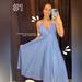 Zara Dresses | Dress Midi Azul Zara Women | Color: Blue | Size: 2