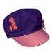 Disney Accessories | Disney Parks: Fitted Stretch Conductor Hat: Youth Girls: Nwt: Mickey Mouse | Color: Orange/Purple | Size: Osg