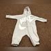 Nike One Pieces | Euc Nike Baby Boys Hooded Zippered One Piece Size 6 Mo Gray & White Ls | Color: Gray/White | Size: 3-6mb