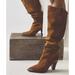 Free People Shoes | Free People Stevie Western Heel Boots In Brown Suede Size 39.5 | Color: Brown | Size: 39.5